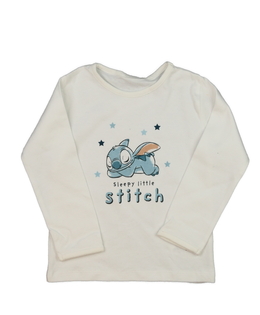 Bílé pyžamové triko Stitch Disney George