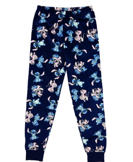 Modré hebké pyžamové kalhoty Stitch George