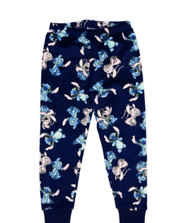 Modré hebké pyžamové kalhoty Stitch George