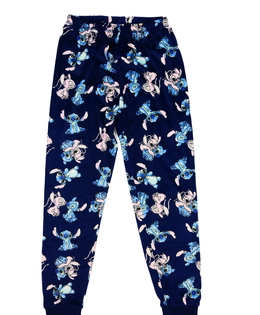 Modré hebké pyžamové kalhoty Stitch George