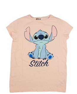Růžové pyžamové triko Stitch Primark 