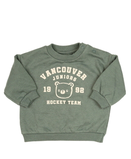 Zelená mikina s medvídkem F&F