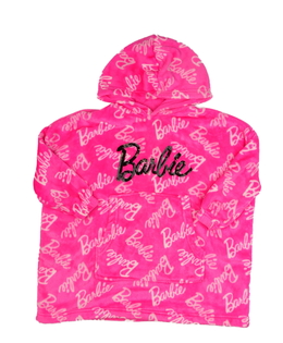 Sytě růžová oversize mikina Barbie 
