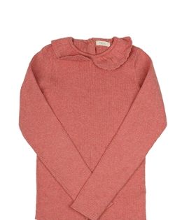 Růžový svetr s límečkem Next