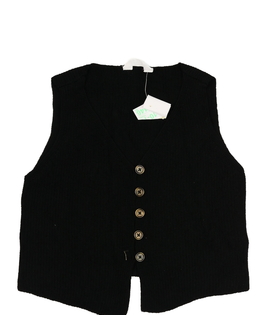 Nová černá přízová vesta Primark 