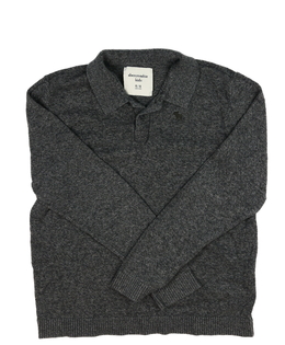 Šedý svetr s límečkem vel. 176 