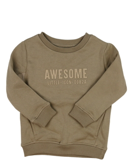 Hnědá mikina s nápisy George