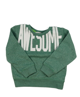 Zelená melírovaná mikina H&M