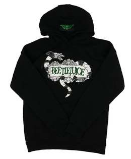 Krásná černá mikina s potiskem Beetlejuice Primark