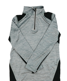 Šedá melírovaná sportovní mikina Tu 
