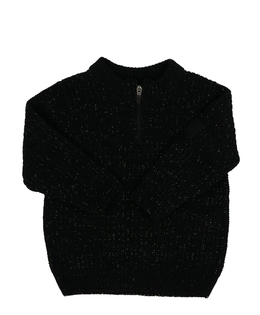 Černý melírovaný svetr F&F