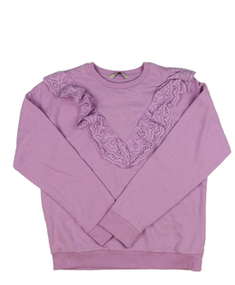 Světle fialová mikina s volánky George