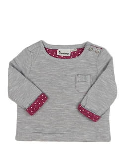 Šedá melírovaná mikina 