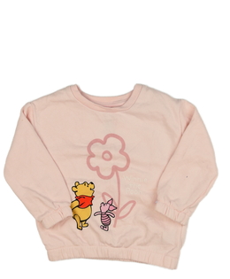 Světle růžová mikina Medvídek Pú Primark