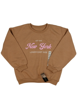 Nová hnědá mikina 