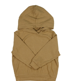 Hnědá slabá žebrovaná mikina H&M