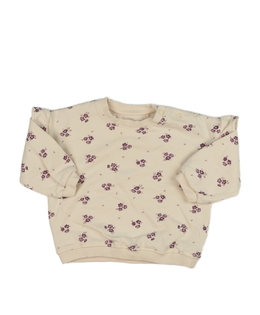 Světle hnědá mikina s květinami F&F