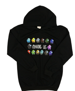 Černá slabá mikina Among Us 