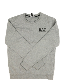 Světle šedá melírovaná mikina 