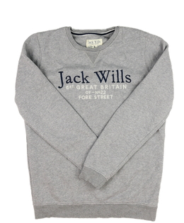 Šedá melírovaná mikina 