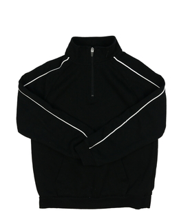 Černá mikina s bílými pruhy Primark 