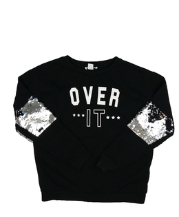 Černá mikina s flitry Primark 