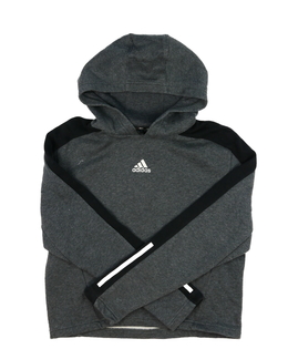 Šedá crop mikina Adidas