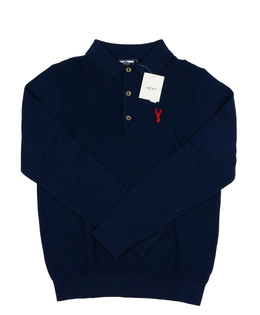 Nový tmavě modrý svetr s límečkem Next