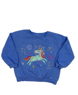 Modrá mikina s jednorožcem F&F