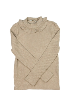 Hnědý melírovaný svetr C&A