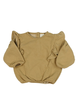 Hnědá mikina s volánky Next