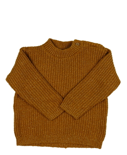 Hnědý přízový svetr George