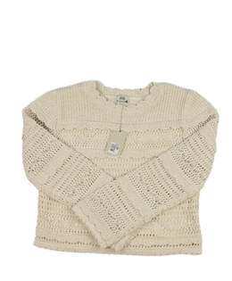 Nový světlý lesklý crop svetr River Island