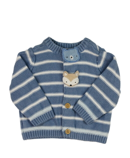 Modrý pruhovaný svetr Mothercare