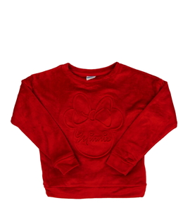 Červená hebká mikina Minnie Disney 