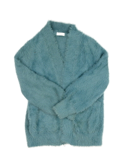 Modrý žinylkový svetr Next