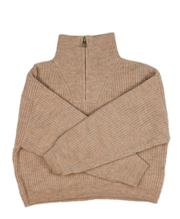 Růžový crop rolák 