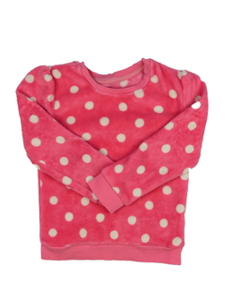 Růžová teplá mikina s kolečky Nutmeg