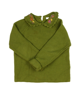 Zelený svetr s límečkem Next