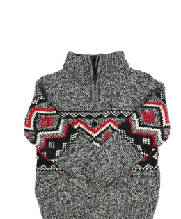 Šedý vzorovaný svetr Next