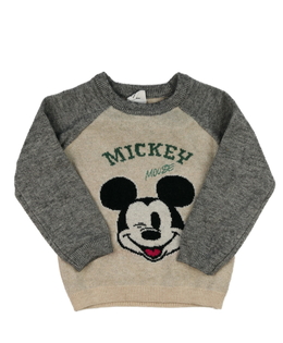 Šedý svetr Mickey Primark 