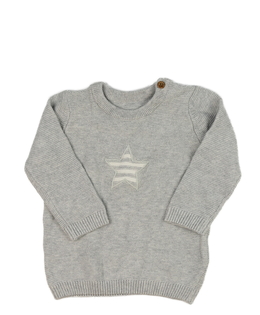 Šedý svetr s hvězdou M&S