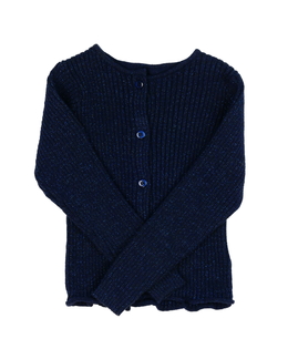 Tmavě modrý lesklý svetr Nutmeg