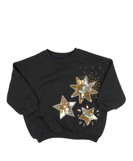 Nová šedá mikina s hvězdami George