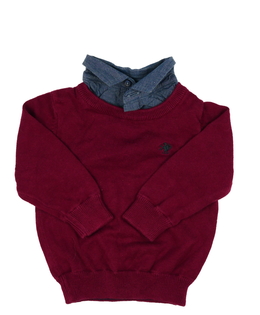 Bordo svetr s límečkem Next