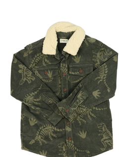 Zelený košilový kabátek F&F