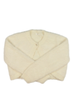 Krémové žinylkové bolerko Next