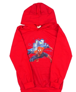 Červená slabá mikina Spider-man 
