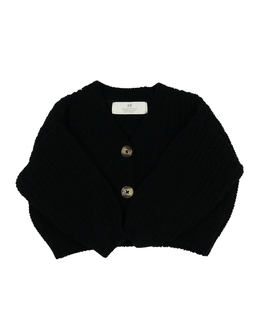 Černý kratší svetřík H&M