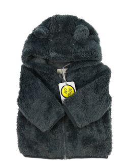 Nová šedá chlupatá mikina Tu 